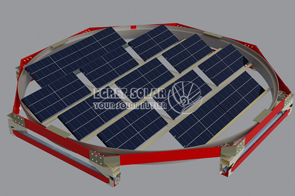 Combinando energia fotovoltaica flutuante com armazenamento de energia de ar comprimido