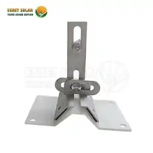 Braçadeira trapezoidal ajustável para montagem em painel solar