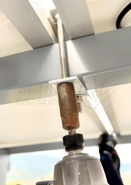 Braçadeira média solar com parafuso duplo U