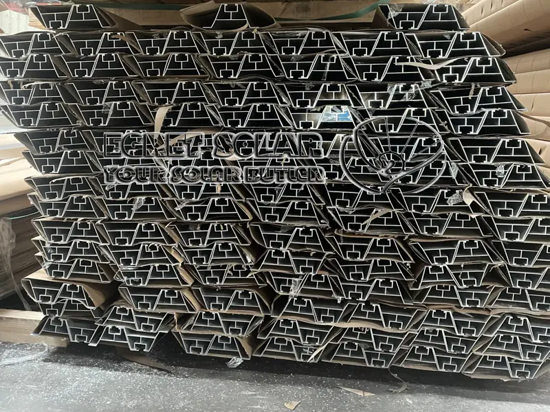 Quick Installation Solar Aluminium Short Rail System