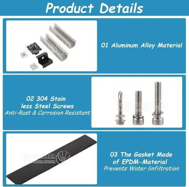Pv Mounting Kit For Trapezoidal Roof