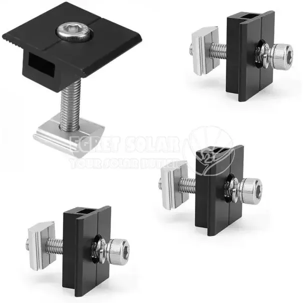 Solar Mounting T-Shaped Mid Clamp