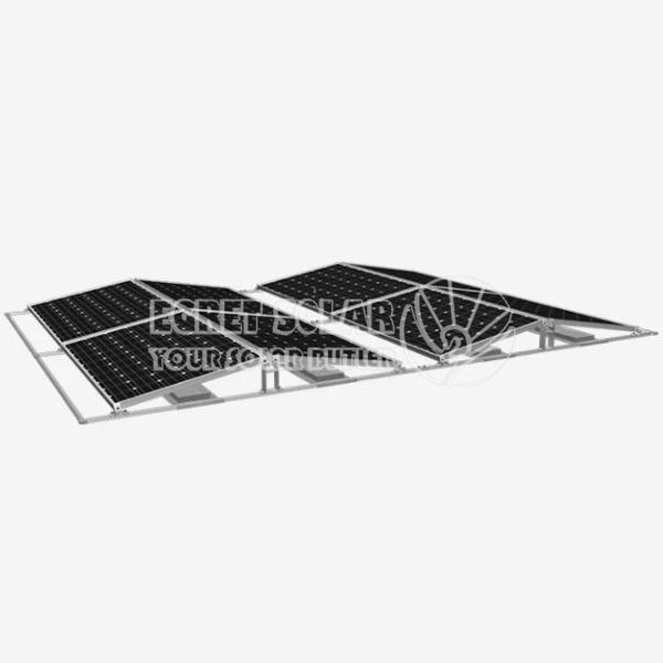 Sistema lateral duplo de lastro solar