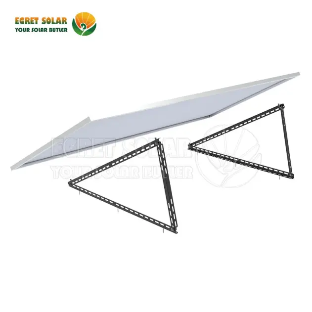 Sistema de montagem de tripé preto solar