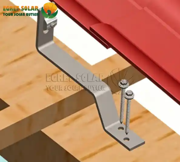 Gancho de telhado de telha cerâmica solar